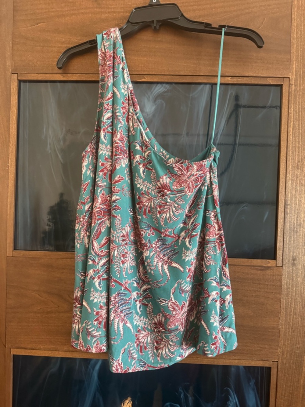 LOFT One Shoulder Floral Print Top